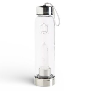 Free People x Glacce Crystal Elixir Water Bottle - Clear Quartz | NWT